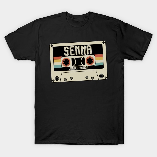 Senna Name - Limited Edition - Vintage Style T-Shirt by Debbie Art